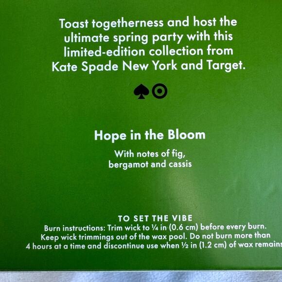 Kate Spade new york x Target 3-Count Ceramic Jar Candle Gift Set NEW gold text - Picture 9 of 10